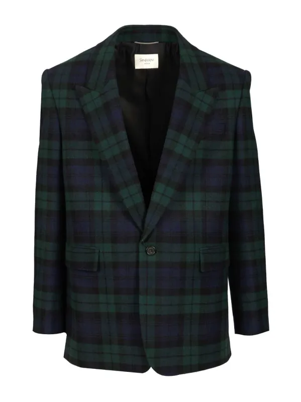 Tartan Jacket Jackets Multicolor sold by Wanan Luxury