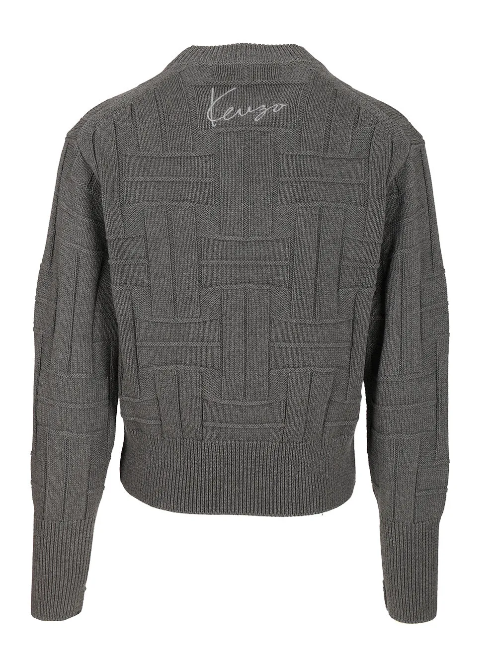 Kenzo Weave Knitwear Grey sold by Wanan Luxury product image thumbnail 2