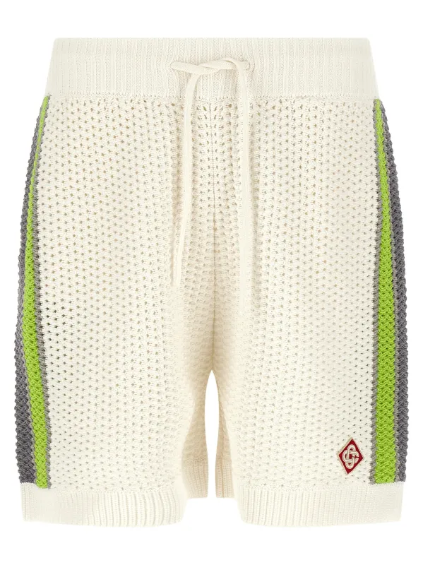 Stripe Crochet Bermuda And Short Multicolor sold by Wanan Luxury