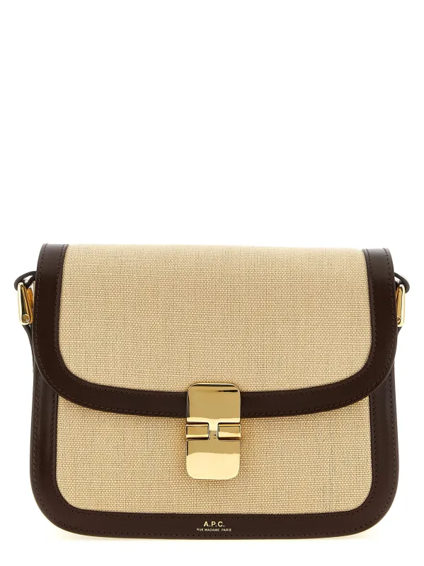 Grace Crossbody Bags Beige made by A.P.C.