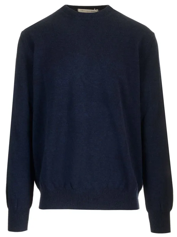 Wool Sweater Knitwear Blue made by Comme des Garcons