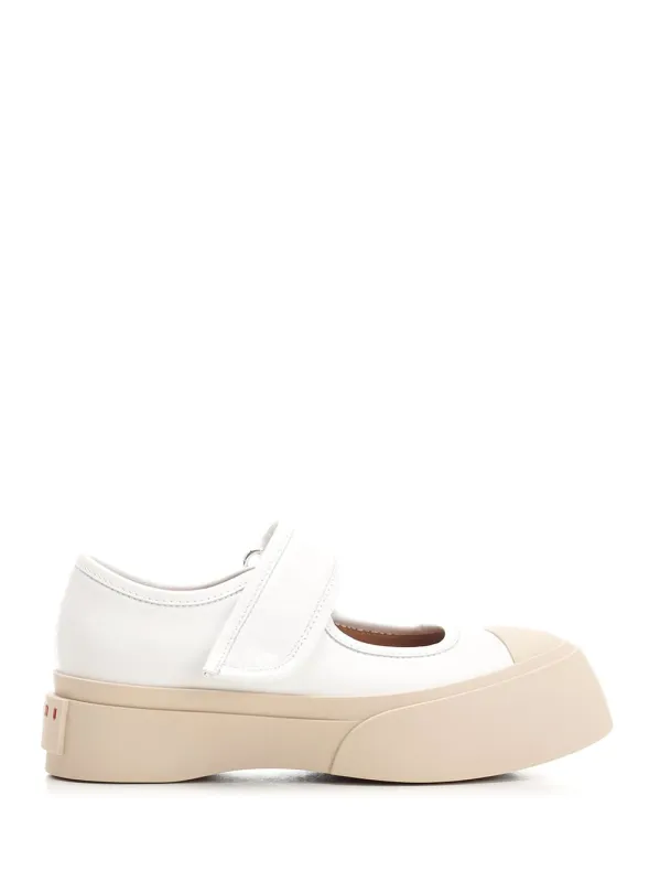 Mary Jane Sneakers White made by Wanan Luxury
