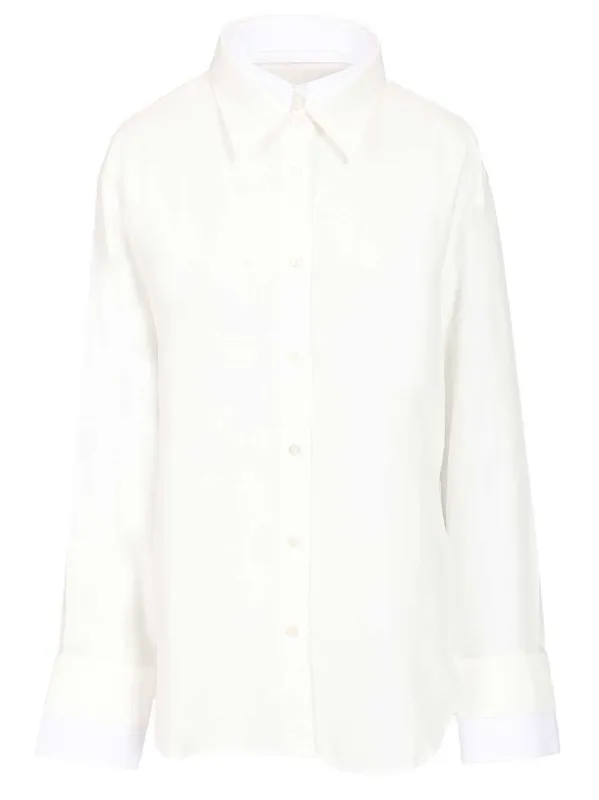 Layered Shirt Shirts White made by Acne Studios