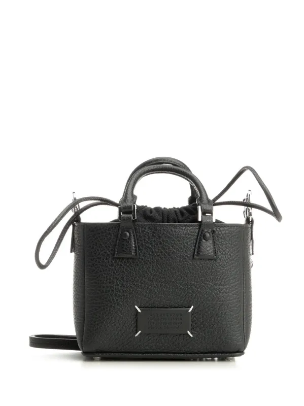 5ac Tote Horizontal Crossbody Bags Black made by Maison Margiela