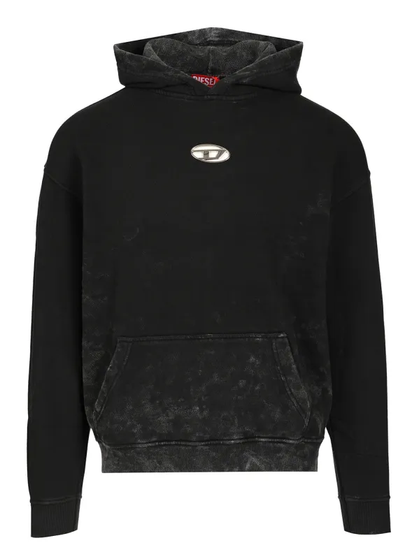 S-Boxt-Hood-T10 Sweatshirts Black made by Diesel