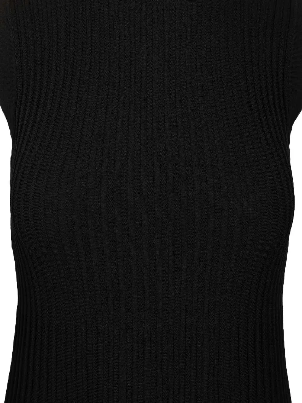 Dress In Viscose CrêPe Yarn Dresses Black sold by Wanan Luxury product image thumbnail 4