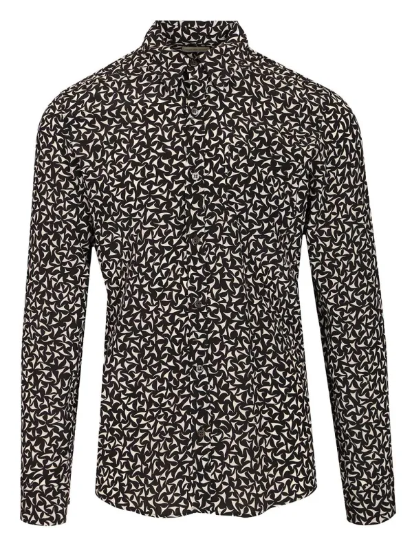 Silk Shirt Shirts Black made by Dries Van Noten