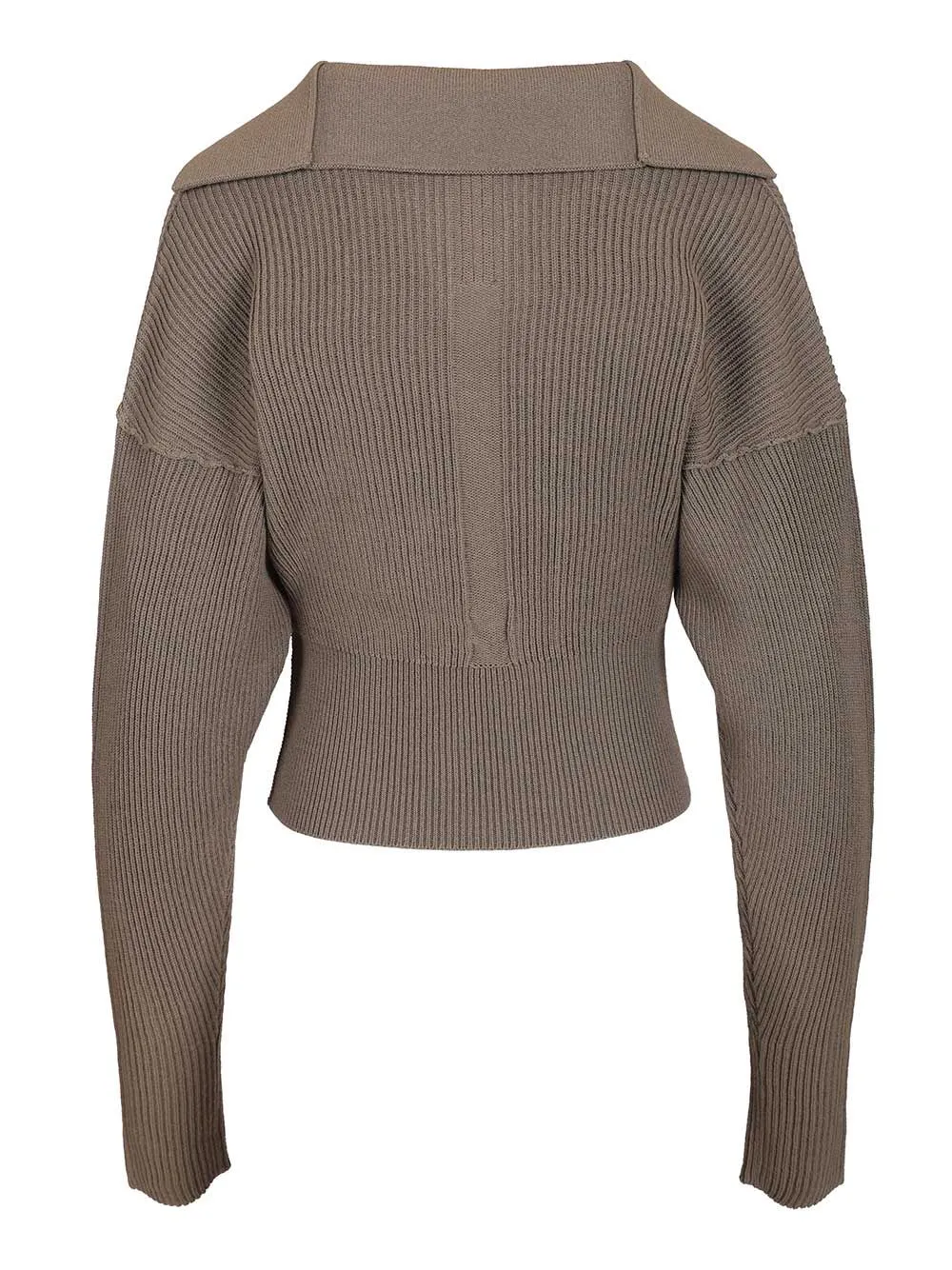 Cropped Sweater Knitwear Beige sold by Wanan Luxury product image thumbnail 2
