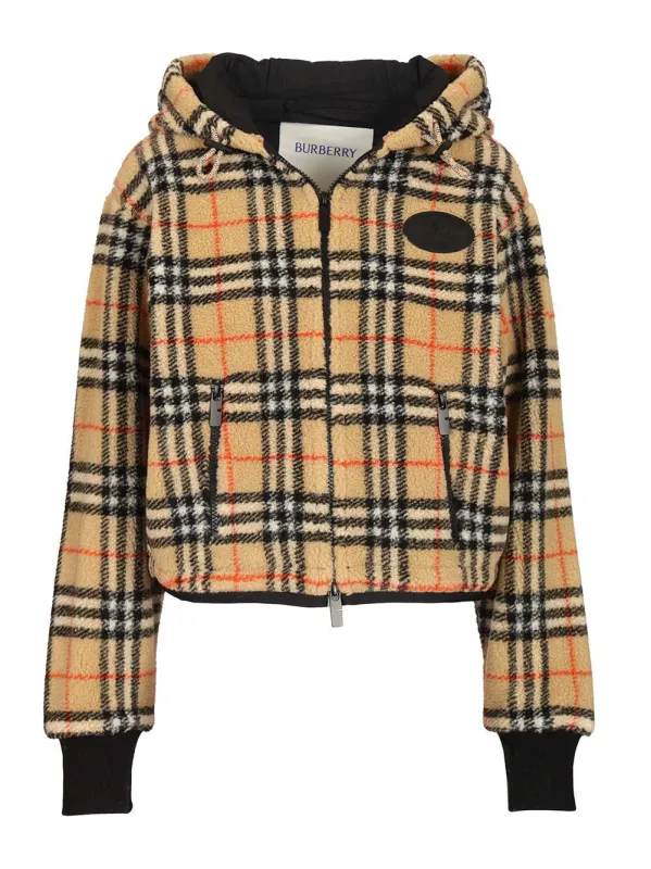 Hooded Jacket Jackets Beige made by Burberry