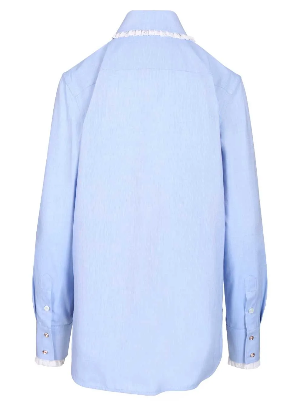 Oxford Cotton Shirt Shirts Light Blue sold by Wanan Luxury product image thumbnail 2