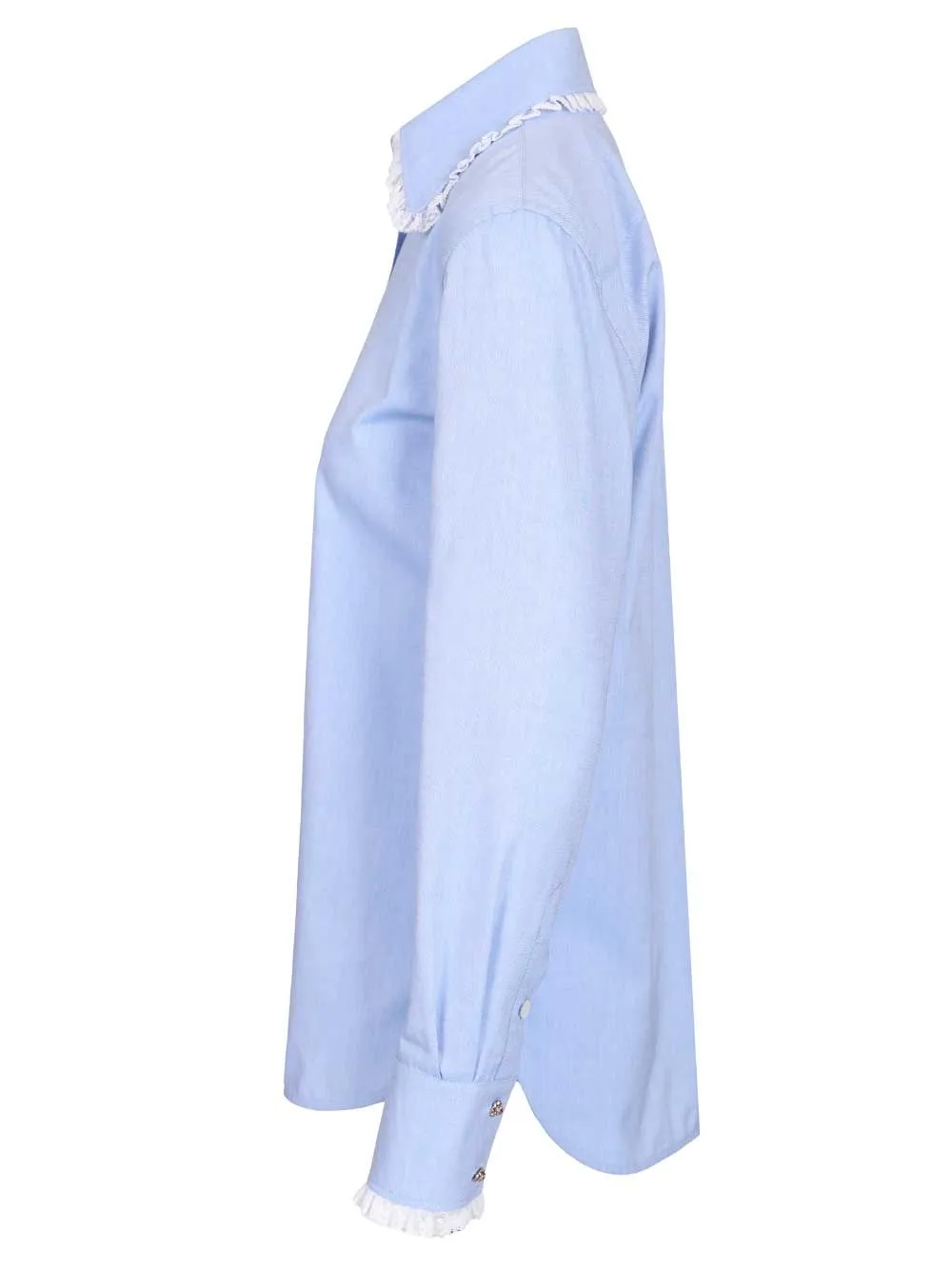 Oxford Cotton Shirt Shirts Light Blue sold by Wanan Luxury product image thumbnail 3