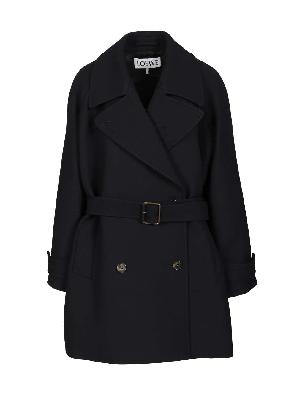 Double-Breasted Coat Coats Blue sold by Wanan Luxury