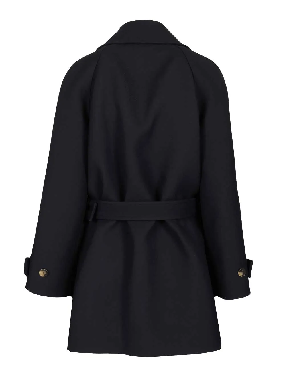 Double-Breasted Coat Coats Blue sold by Wanan Luxury product image thumbnail 2