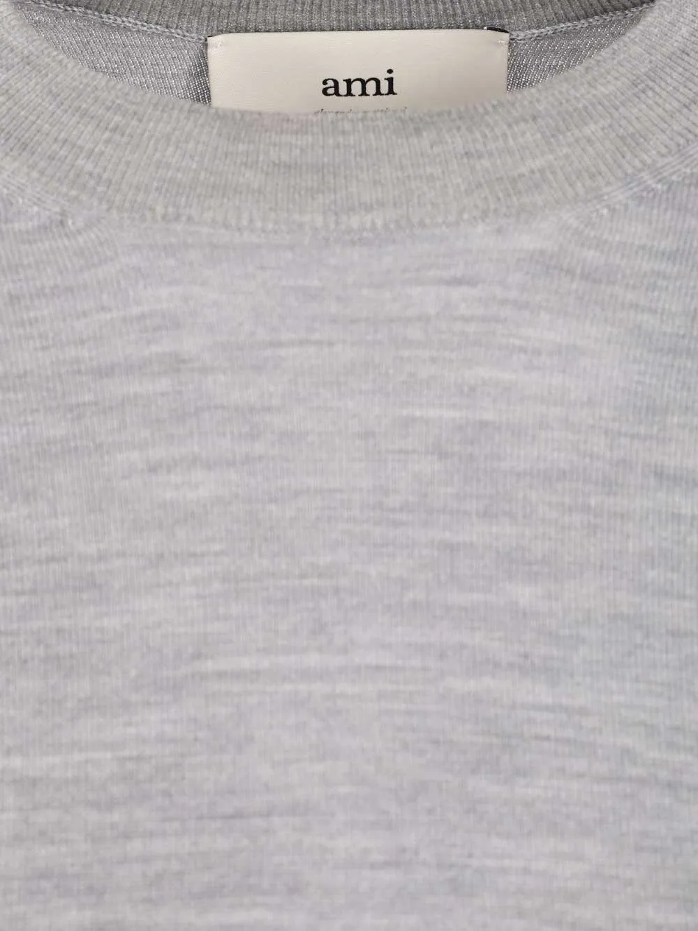 Crew Neck Sweater In Wool And Silk Knitwear Grey sold by Wanan Luxury product image thumbnail 3