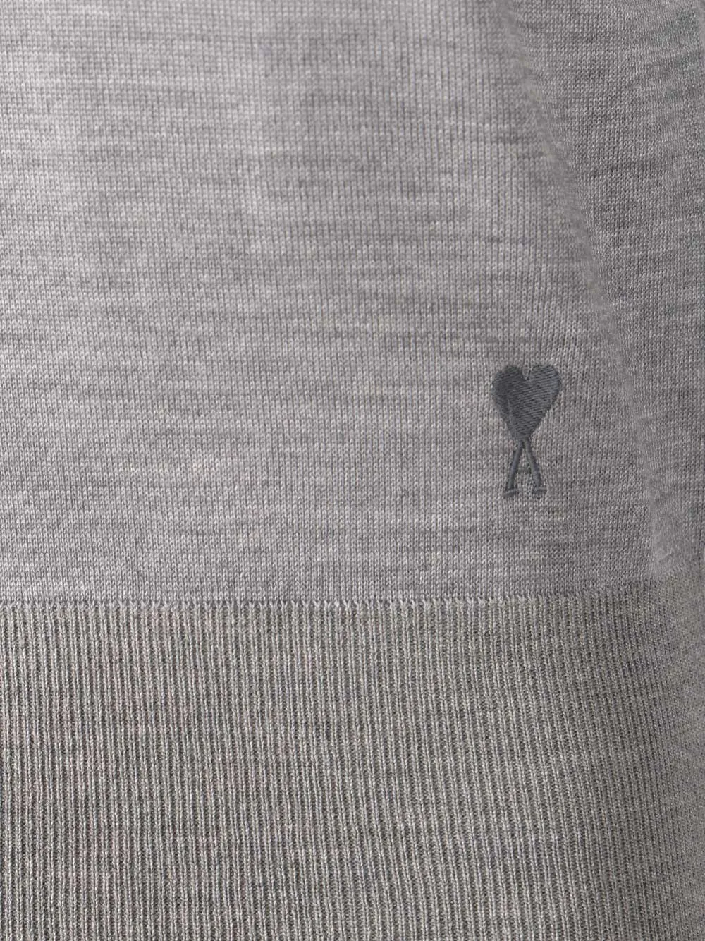 Crew Neck Sweater In Wool And Silk Knitwear Grey sold by Wanan Luxury product image thumbnail 4