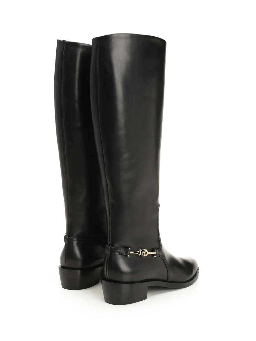 Boot With F Buckle Boots Black sold by Wanan Luxury product image thumbnail 3