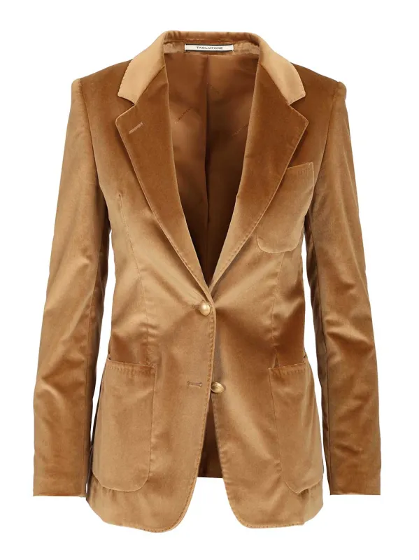 Single-Breasted Blazer Jackets Beige sold by Wanan Luxury
