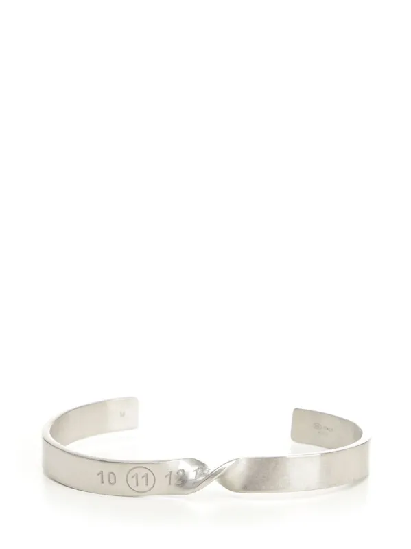 Numeric Silver Bracelet Jewelry Silver made by Maison Margiela