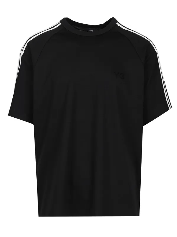 With 3-Stripes T-Shirt Black made by Wanan Luxury