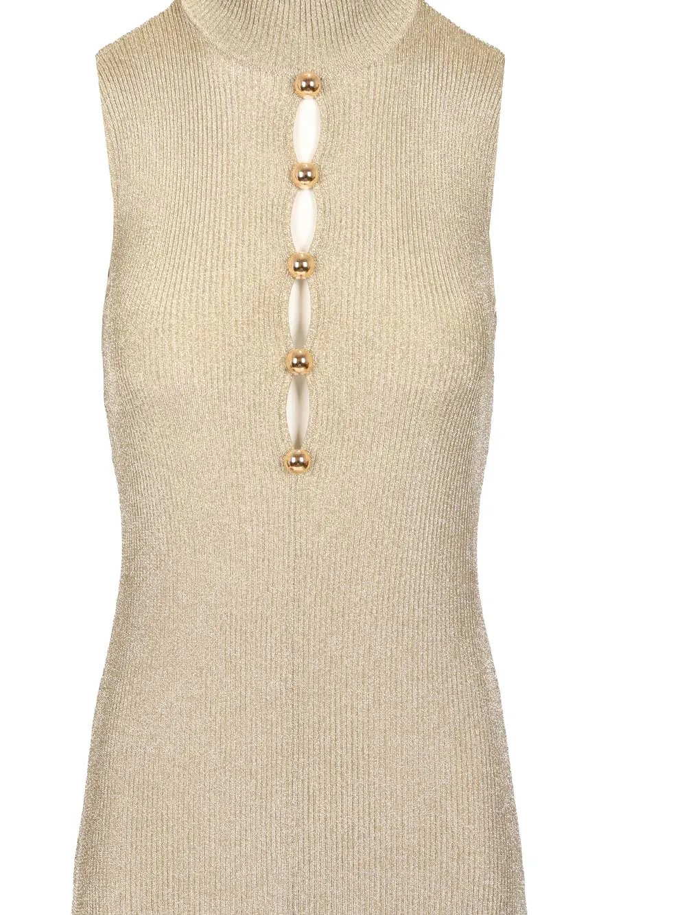 Long Knitted Dress Dresses Gold sold by Wanan Luxury product image thumbnail 4