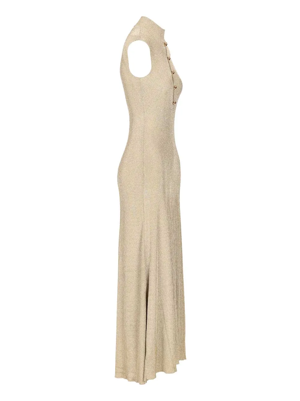 Long Knitted Dress Dresses Gold sold by Wanan Luxury product image thumbnail 3