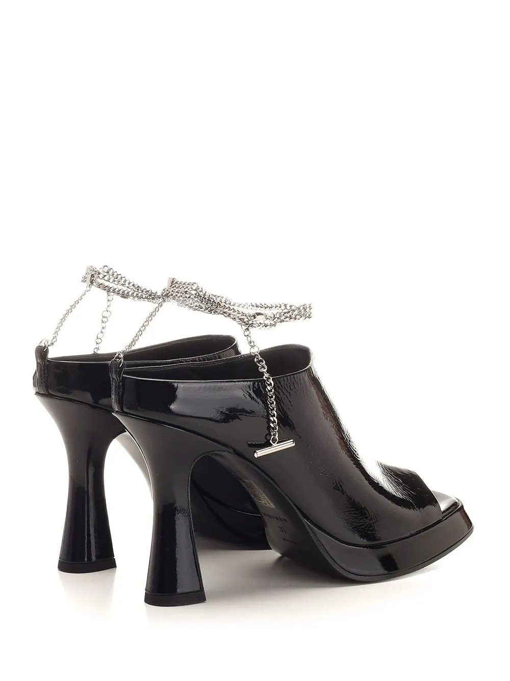 Ankle Chain Strap Sandals Black sold by Wanan Luxury product image thumbnail 3