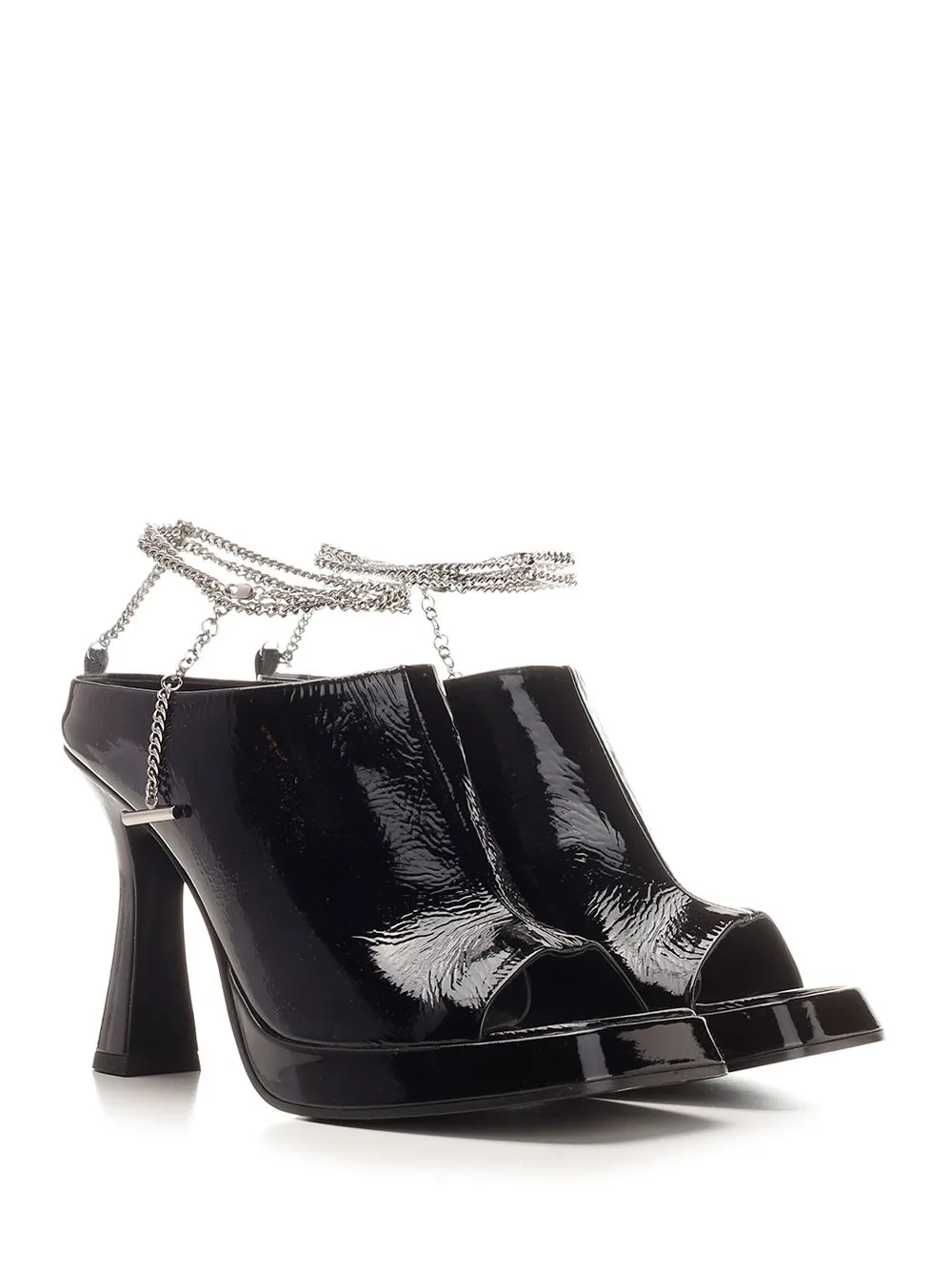 Ankle Chain Strap Sandals Black sold by Wanan Luxury product image thumbnail 2