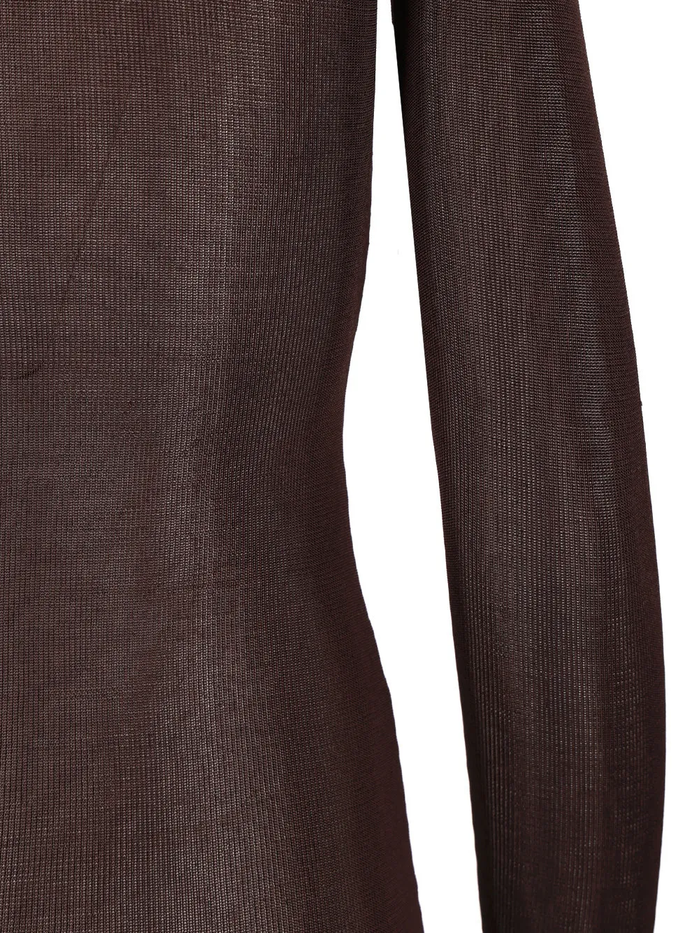 Long Viscose Knit Dress Dresses Brown sold by Wanan Luxury product image thumbnail 4