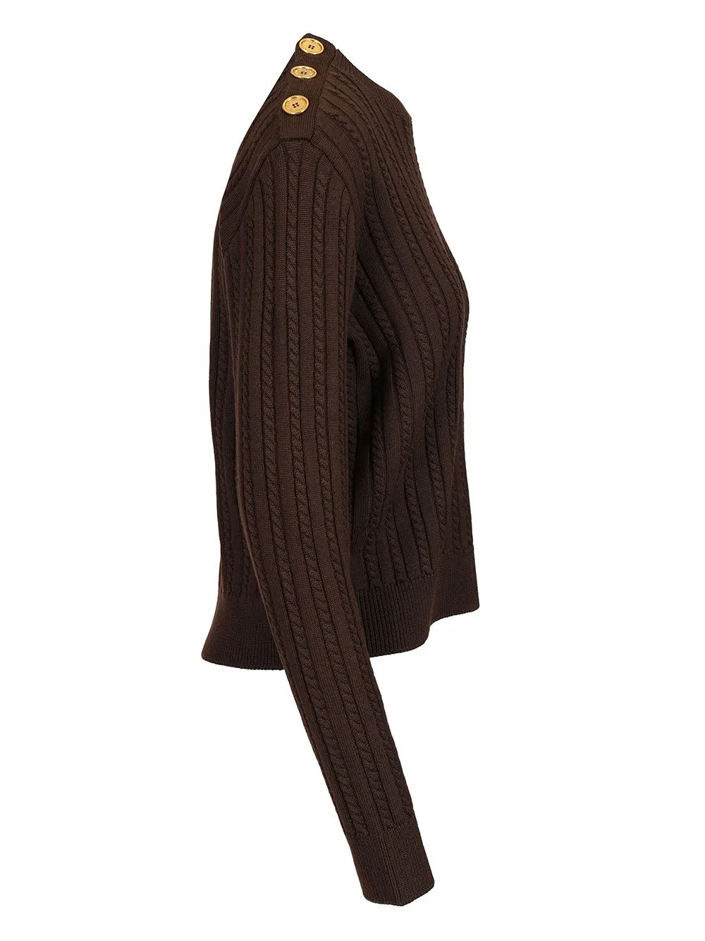 Cable-Knit Sweater Knitwear Brown sold by Wanan Luxury product image thumbnail 3