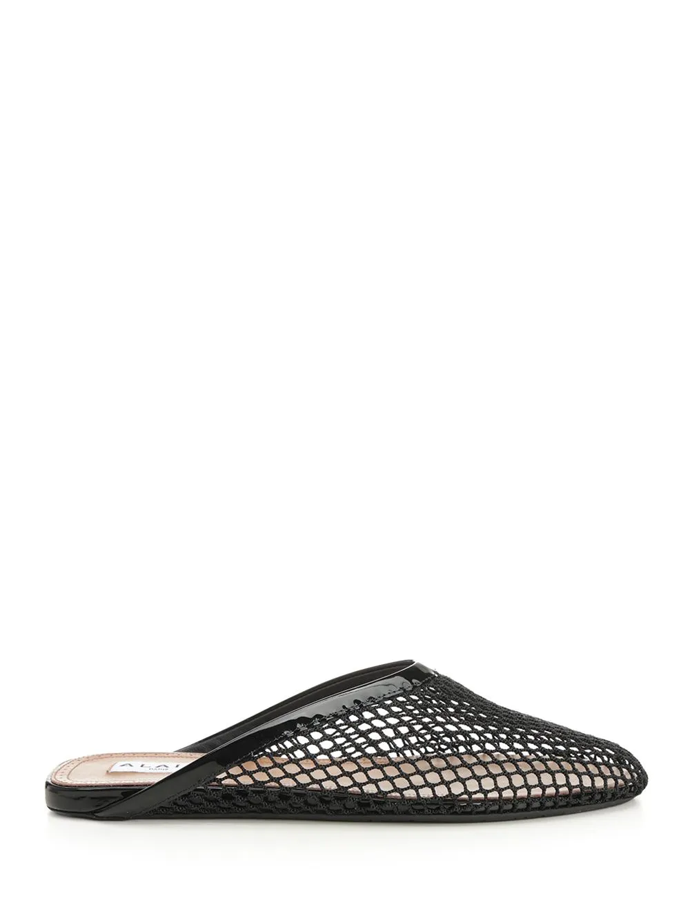 Mesh Flat Mule Scarpe Basse Black sold by Wanan Luxury