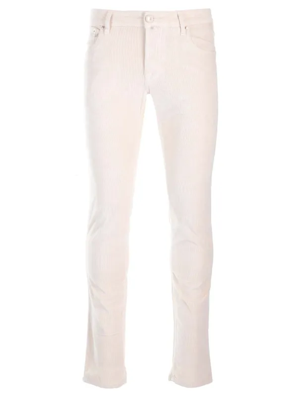 “Nick Slim” Trousers Jeans Beige made by Jacob Cohen