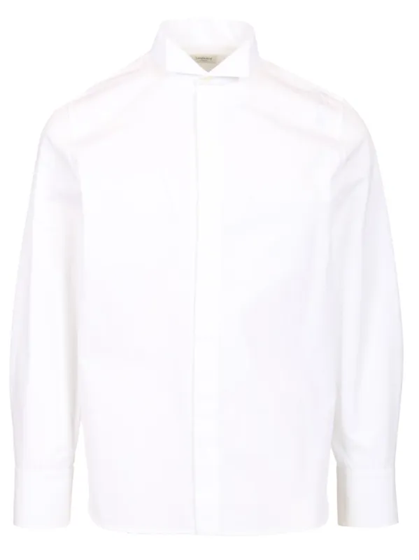 Shirt With Wing Collar Shirts White made by Yves Saint Laurent
