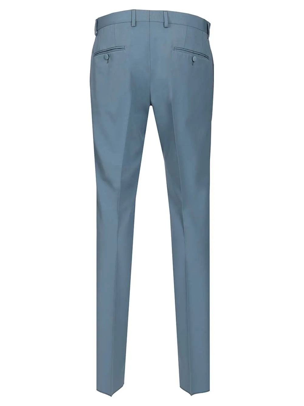 Wool Poplin Trousers Light Blue sold by Wanan Luxury product image thumbnail 2