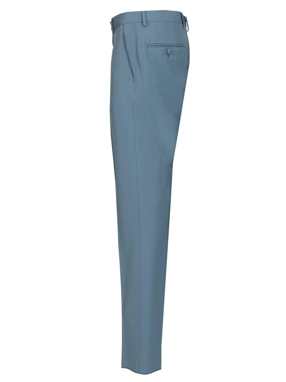 Wool Poplin Trousers Light Blue sold by Wanan Luxury product image thumbnail 3