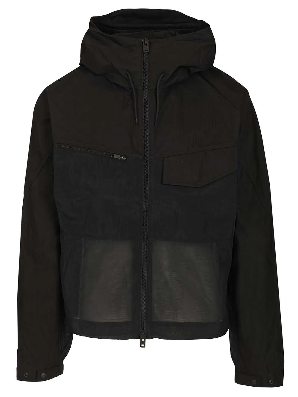 Jacket With Hood Jackets Black sold by Wanan Luxury