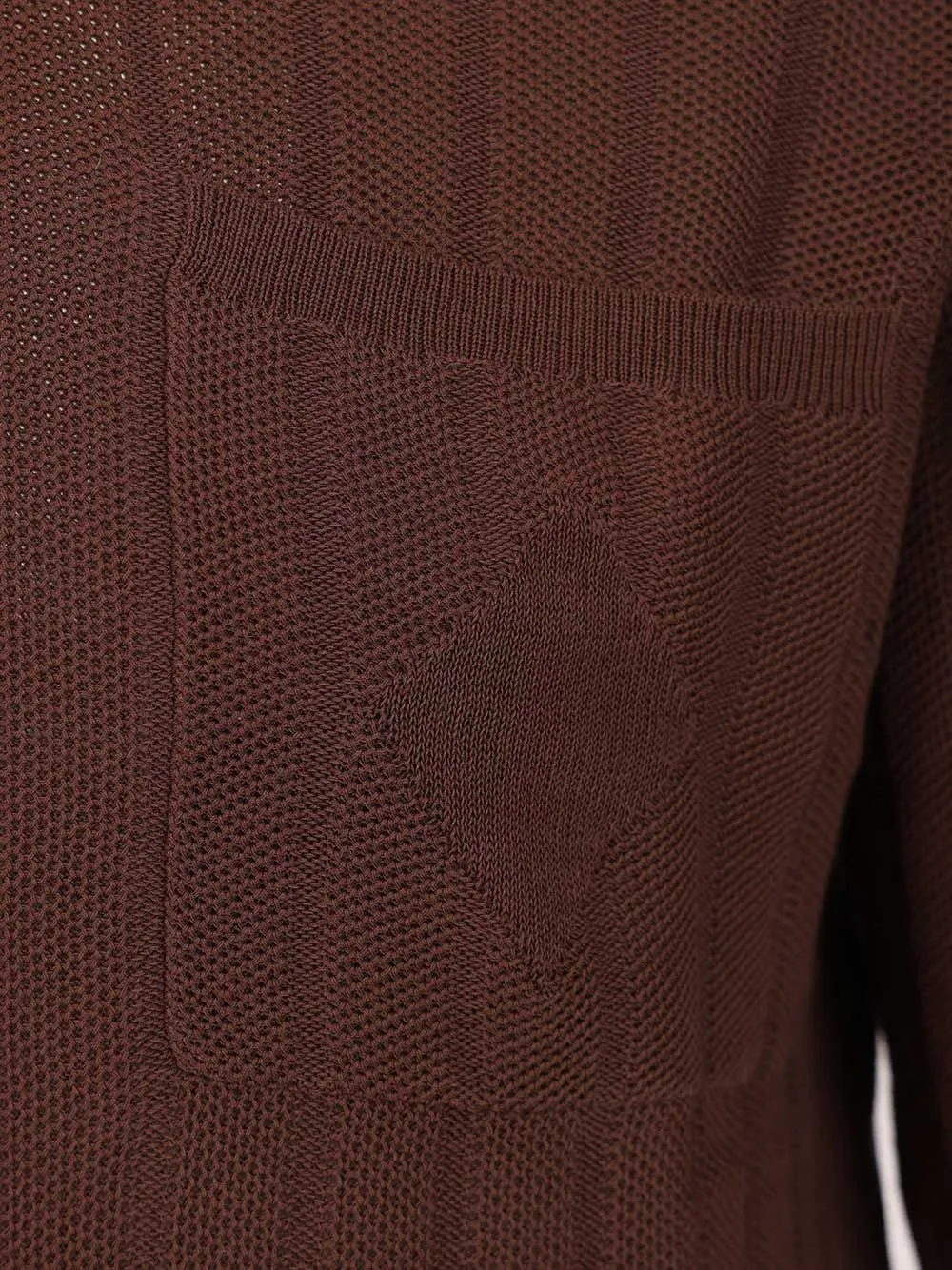 Cotton Knit Polo Shirt Brown sold by Wanan Luxury product image thumbnail 4