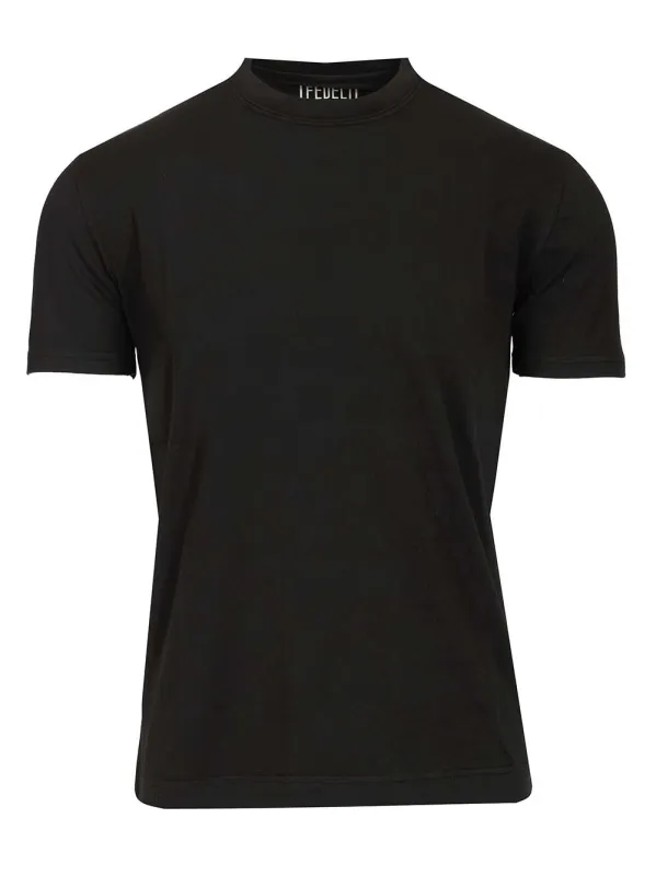 Stretch T-Shirt Black sold by Wanan Luxury