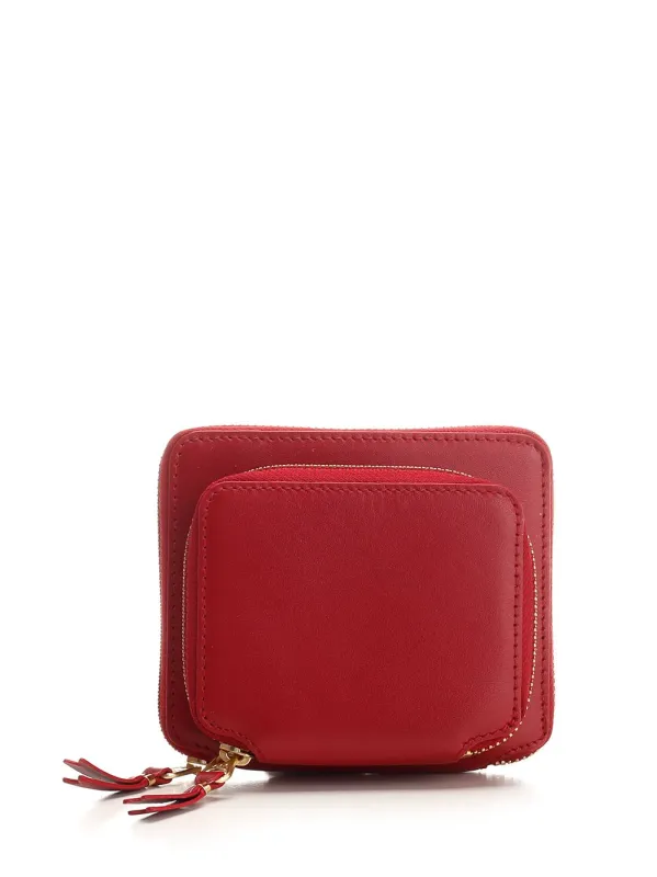 Black Square Wallet Wallets Red sold by Wanan Luxury