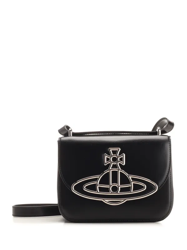 Linda Crossbody Bags Black made by Vivienne Westwood