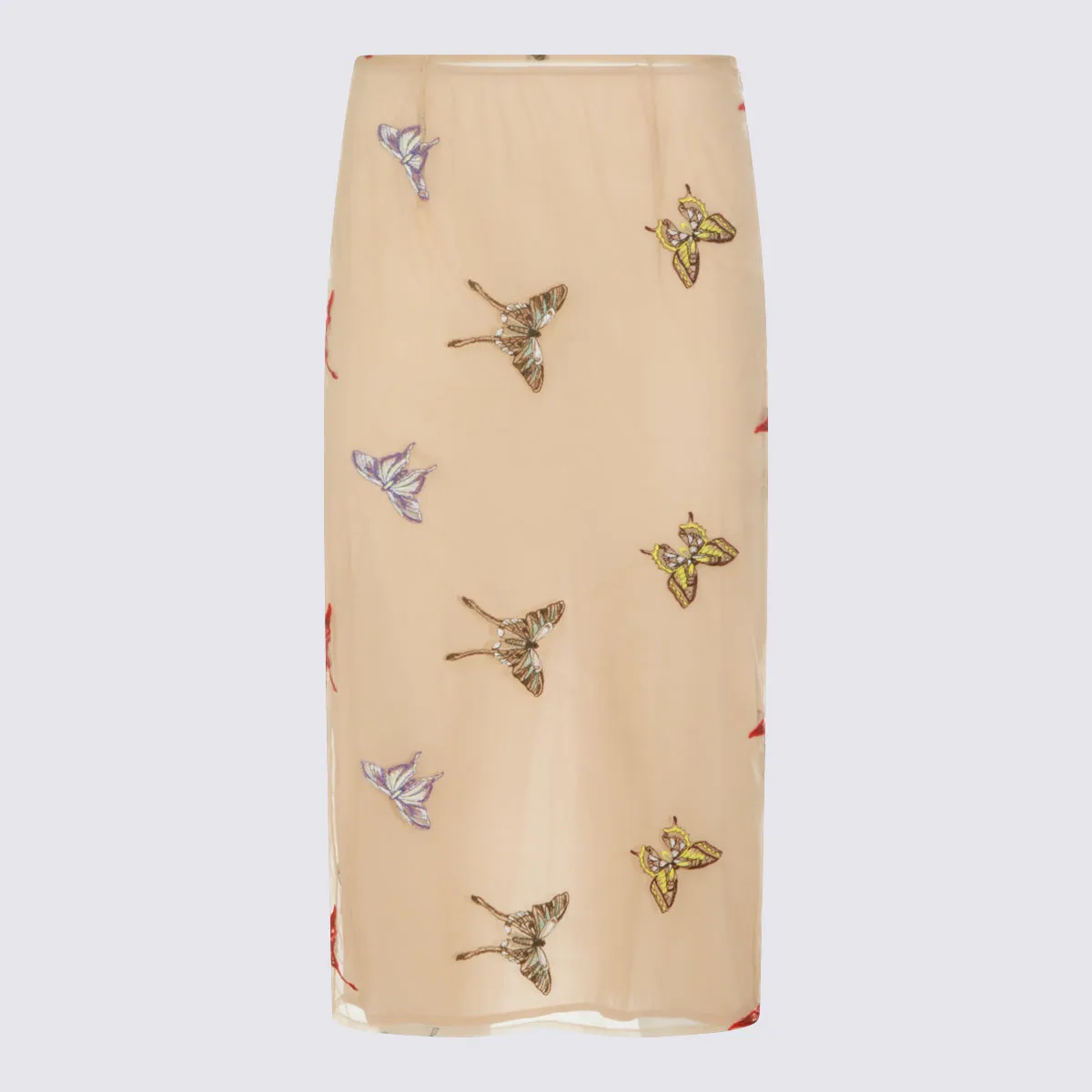 Skirts Camel/Multi sold by Wanan Luxury