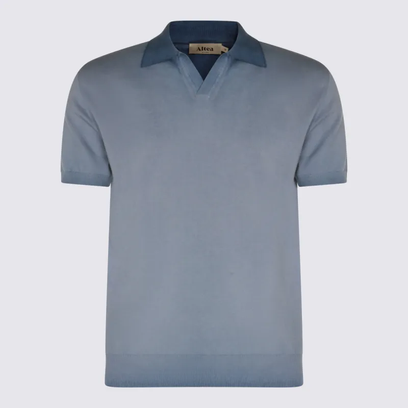 T-Shirts And Polos Blue And Green made by Wanan Luxury