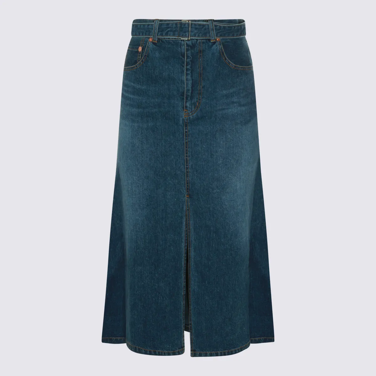Skirts Blu E Verdi sold by Wanan Luxury product image thumbnail 4