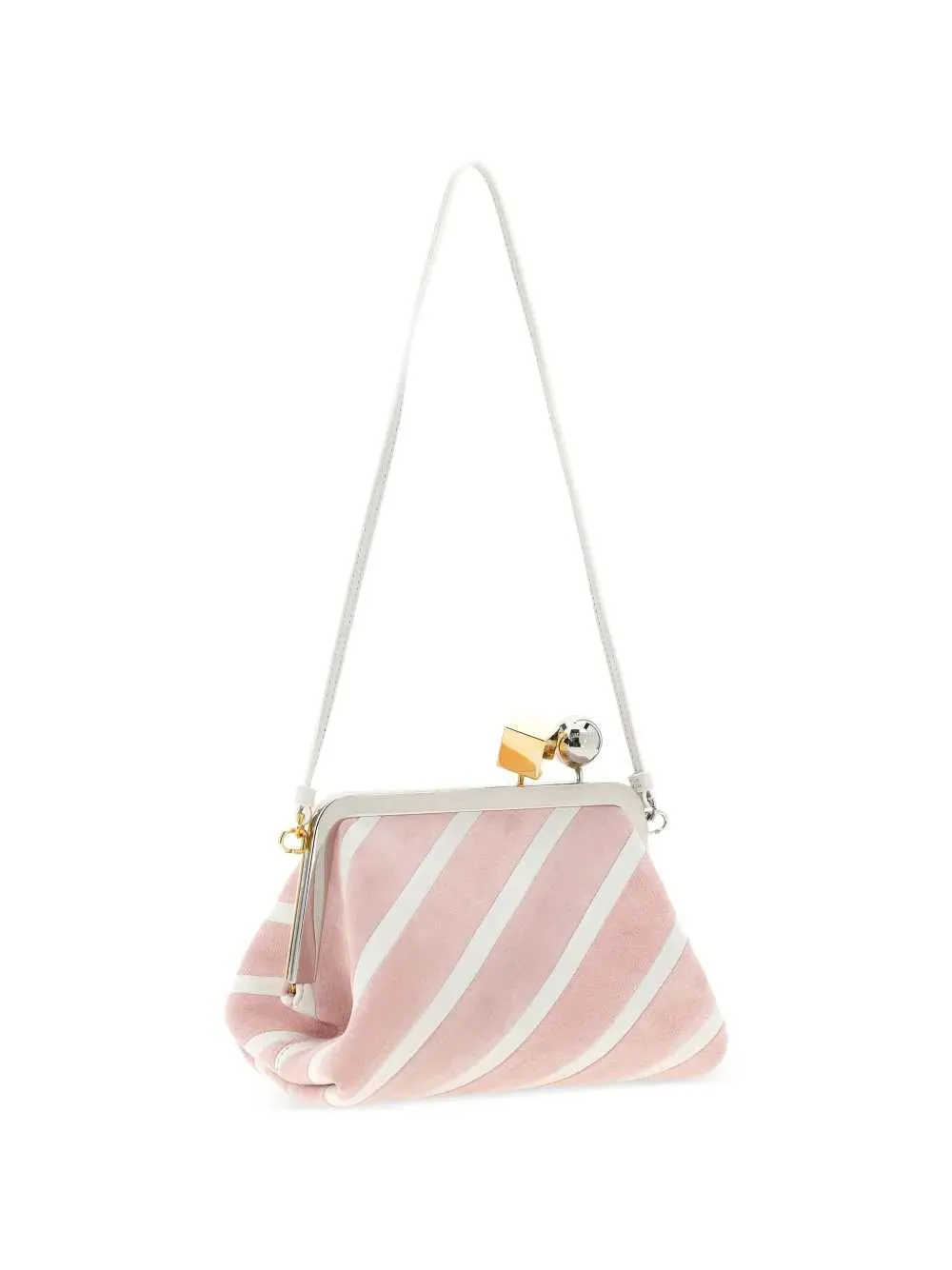 Berlingot Striped Patchwork Clutch sold by Wanan Luxury product image thumbnail 2