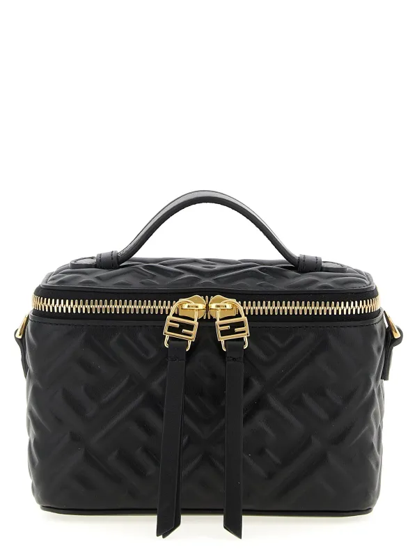 Fendi Vanity Hand Bags Black made by Fendi