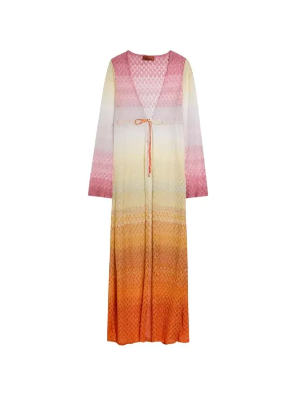 V-Neck Cover-Up With Tie made by Missoni