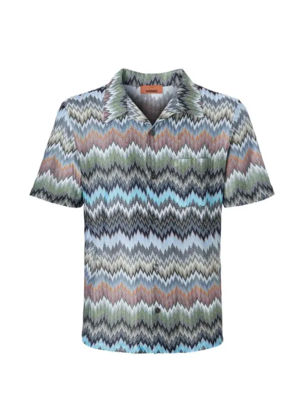 Short-Sleeved Zigzag Shirt made by Missoni