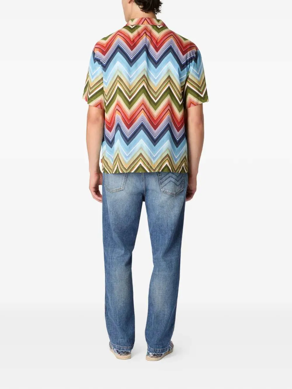 Zigzag Pattern Shirt sold by Wanan Luxury product image thumbnail 4