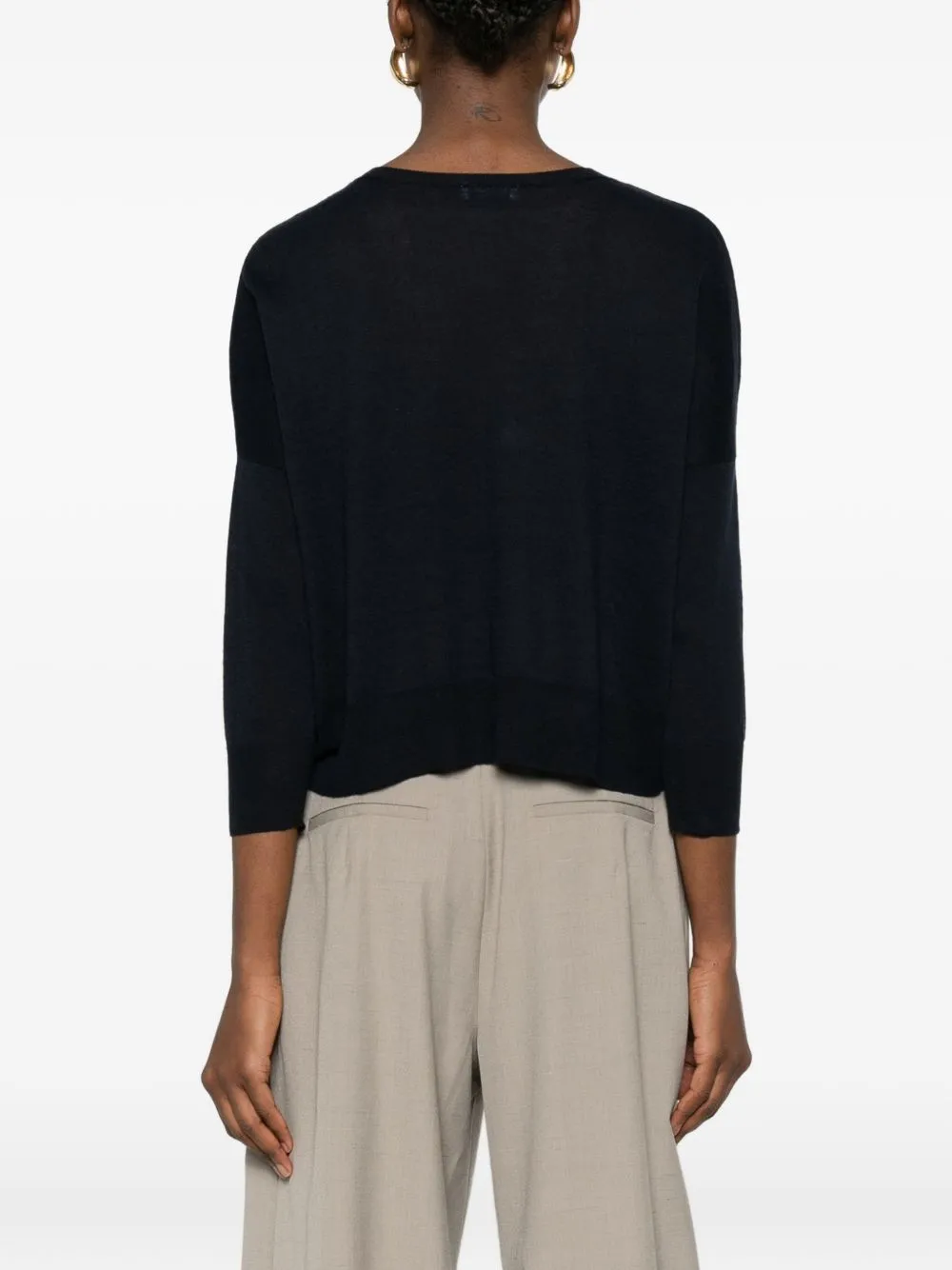 Linen And Cotton Blend Sweater sold by Wanan Luxury product image thumbnail 4