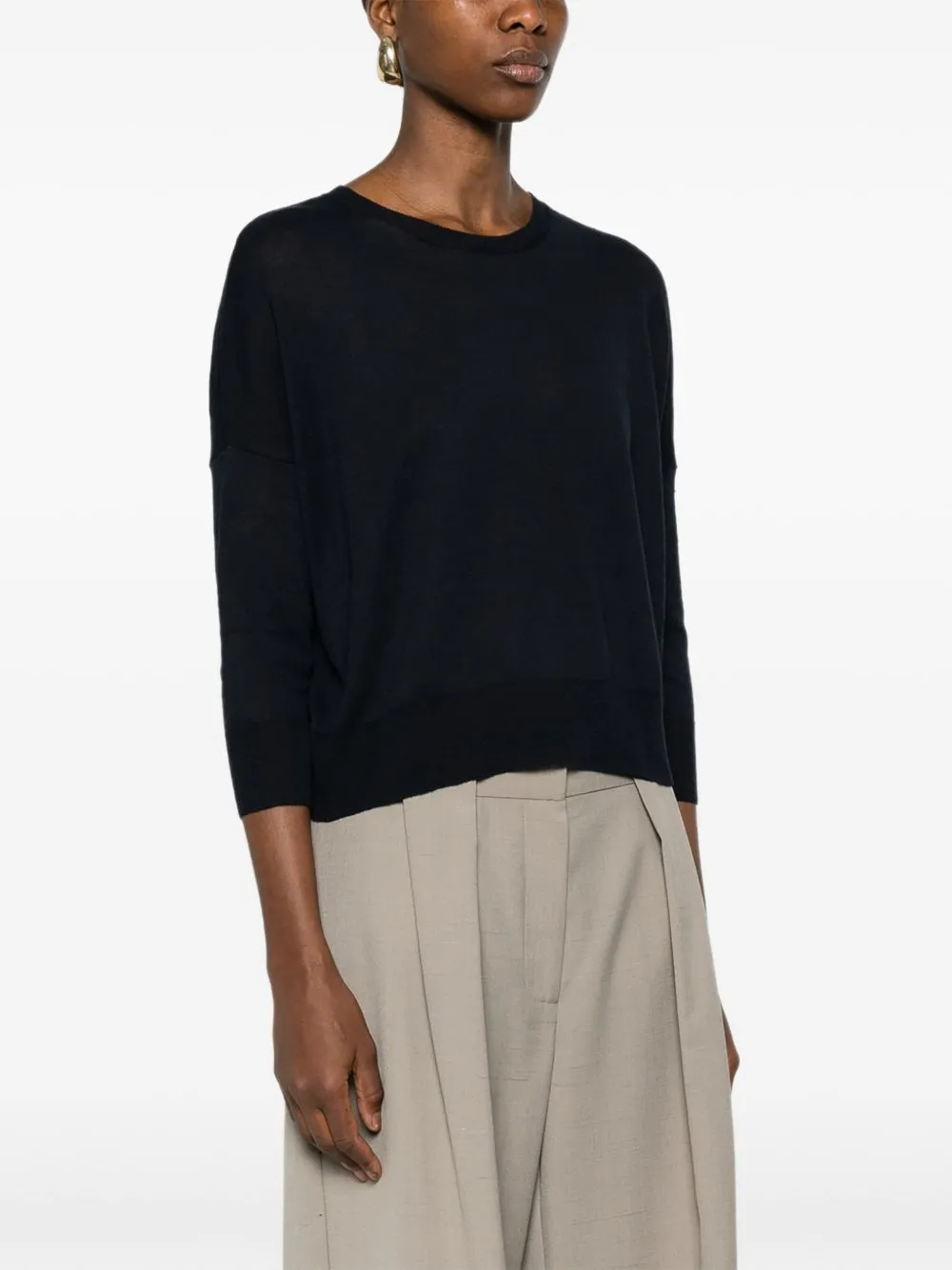 Linen And Cotton Blend Sweater sold by Wanan Luxury product image thumbnail 5