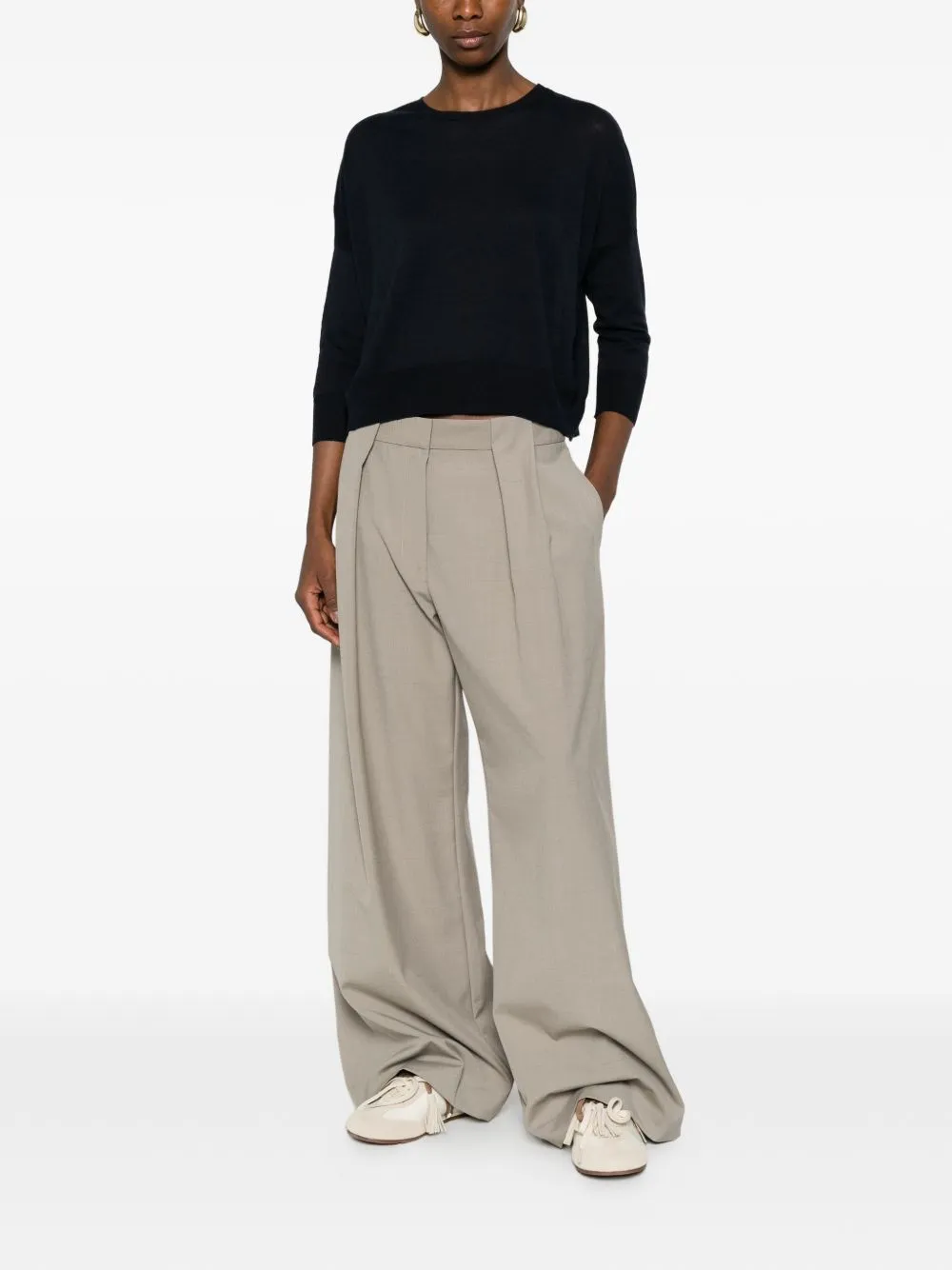 Linen And Cotton Blend Sweater sold by Wanan Luxury product image thumbnail 2